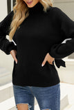 Casual Solid Frenulum O Neck Sweaters(5 colors)