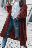 Casual Solid Patchwork Cardigan Collar Sweaters(5 colors)