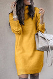 Casual Solid Color Turtleneck Sweaters(6 Colors)