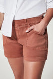 Casual Simplicity Solid Pocket Loose Straight Solid Color Bottoms